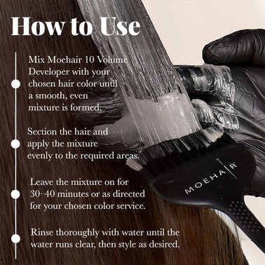 Moehair 3%, 10 Volume Hair Color Developer | 10 Volume Developer