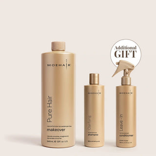 Pure Hair Makeover and Clarifying Shampoo Combo Moehair USA