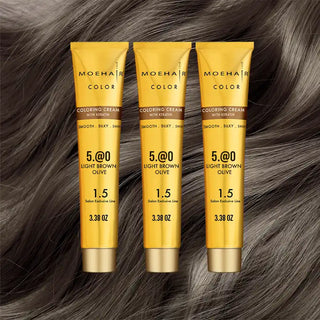 Pack of 3 -5.@0 Light Brown Olive Hair Color