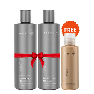 12 Oz - Hair Loss Shampoo And Conditioner with Free Hair Mask | Sulfate & Paraben Free