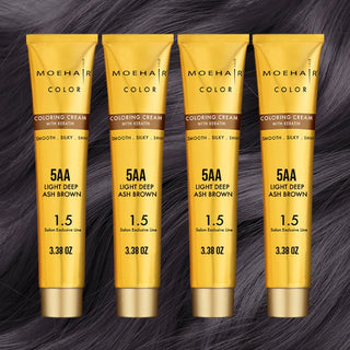 5AA - Light Deep Ash Brown Hair  Color - Permanent Hair Dye