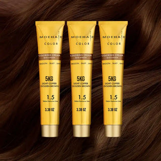 Pack of 3 - 5KG - Copper Golden Brown Hair Color