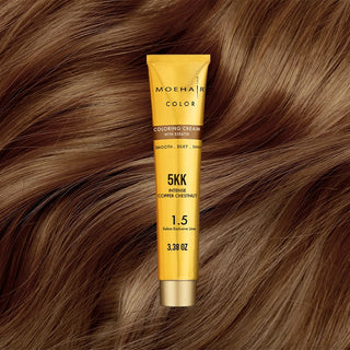5KK Intense Copper Chestnut Hair color Moehair USA Inc.