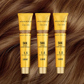 5KK Intense Copper Chestnut Hair color Moehair USA Inc.