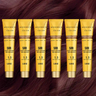 5RR Light Intense Red Brown Hair Color