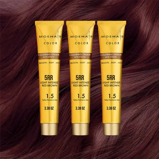 Pack of 3 - 5RR - Red Brown Hair Dye