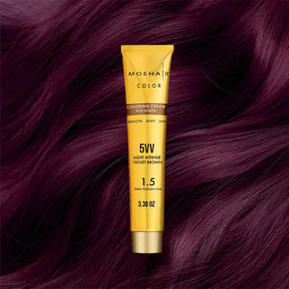 3.38 Oz - 5VV - Voilet Brown Hair Color - Permanent | Paraben & Cruelty Free