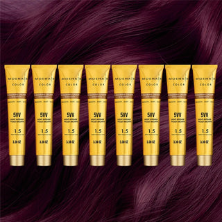 5VV Light Intense Violet Brown Hair Color Moehair USA