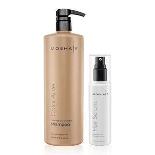 Color Alive Shampoo & Hair Serum Combo Moehair USA