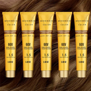 Pack of 5 - 6GV - Golden Violet Blonde Hair Color