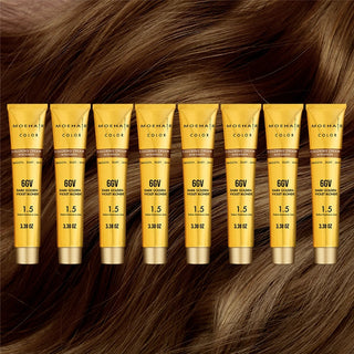 6GV Dark Golden Violet Blonde Hair Color Moehair USA