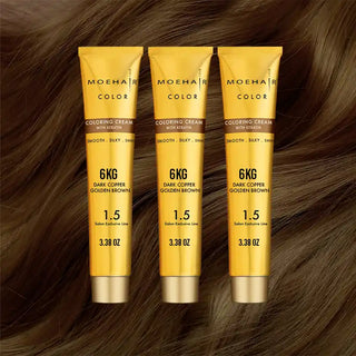 Pack of 3 - 6KG - Copper Golden Brown Hair Color