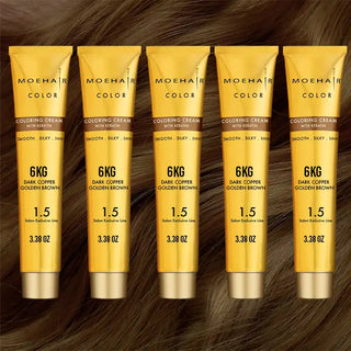 Pack of 5 - 6KG - Copper Golden Brown Hair Color