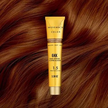 6KK - Dark Copper Blonde Hair Color | Moehair – Moehair USA Inc.