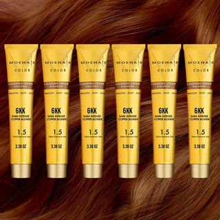 Dark Intense Copper Blonde Hair Color 6KK