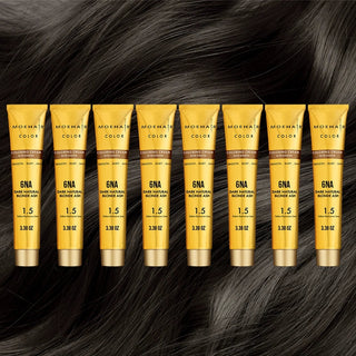6NA - Dark Natural Blonde Ash Hair Color - Permanent Hair Dye Moehair USA