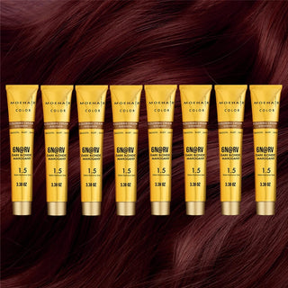 6N@RV Dark Blonde Mahogany Hair Color Moehair USA