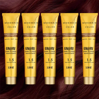 Pack of 5 - 6N@RV Dark Blonde Mahogany Hair Color 