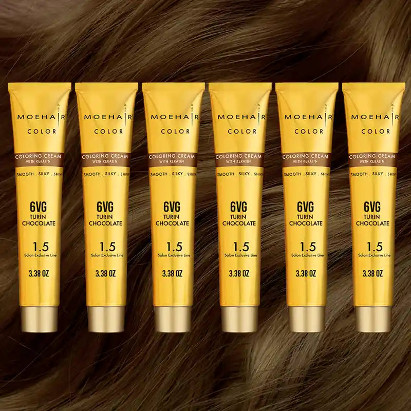 3.38 Oz - 6VG - Turin Chocolate Hair Color - Permanent | Paraben