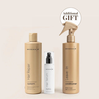 Hair Repair System and Hair Serum Combo Moehair USA
