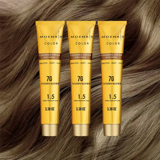 Pack of 3 - 7G - Golden Blonde Hair Color