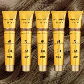 Pack of 5 - 7G - Golden Blonde Hair Color