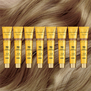 7KG Blonde Copper Golden Hair Color Moehair USA