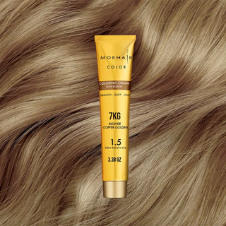 3.38 Oz - 7KG - Copper Golden Blonde Hair Color - Permanent | Paraben & Cruelty Free