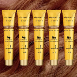 Pack of 5 - 7KO - Light Copper Blonde Hair Color