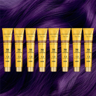 7VV Intense Violet Blonde Hair Color Moehair USA