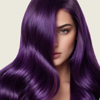 7VV Intense Violet Blonde Hair Color Moehair USA