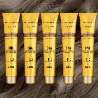 pack of 5 - 8NA - Light Ash Blonde Hair Color