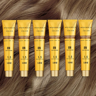 8N Light Blonde Hair Color Moehair USA