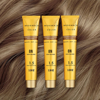 8N Light Blonde Hair Color Moehair USA