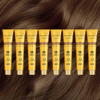 8VG Light Tobacco Hair Color Moehair USA