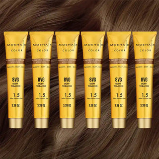 8VG Light Tobacco Hair Color Moehair USA