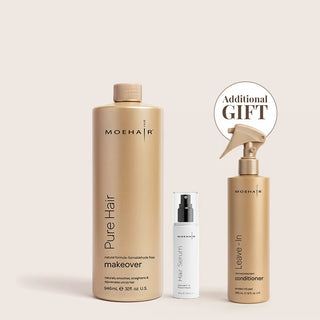 Pure Hair Makeover and Hair Serum Combo Moehair USA