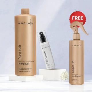 Pure Hair Makeover and Hair Serum Combo Moehair USA