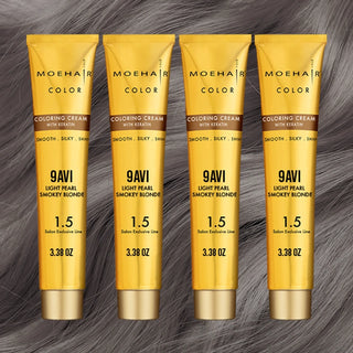 9AVI Light Pearl Smokey Blonde Hair Color