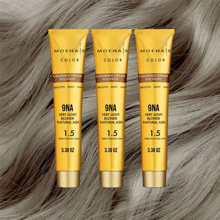 Pack of 3 - 9NA - Ash Blonde Hair Color 