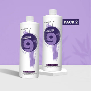 Moehair 9%, 30 Volume Anti-Yellow Hair Color Developer Moehair USA