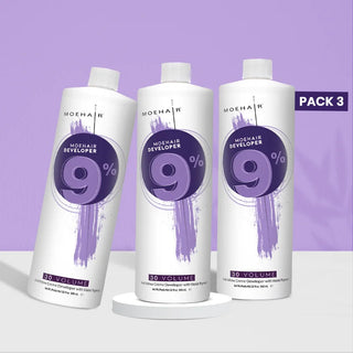 Moehair 9%, 30 Volume Anti-Yellow Hair Color Developer Moehair USA
