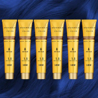 A Mix Blue Hair Color