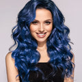 A Mix Blue Hair Color