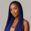 A Mix Blue Hair Color