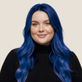 A Mix Blue Hair Color