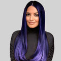 A Mix Blue Hair Color