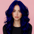 A Mix Blue Hair Color