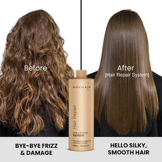 Before and After - Hair Repair System - Hair Treatment 