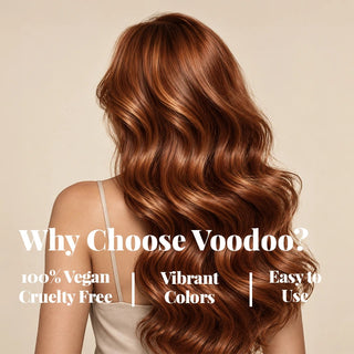 VOODOO Burnt Copper Hair Color Kit+ FREE 12 Oz Color Alive Shampoo, Conditioner & Pro Coloring Kit Moehair USA Inc.